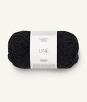 Sandnes Garn Line 1099 Black – Sommergarn aus Baumwolle, Viskose und Leinen