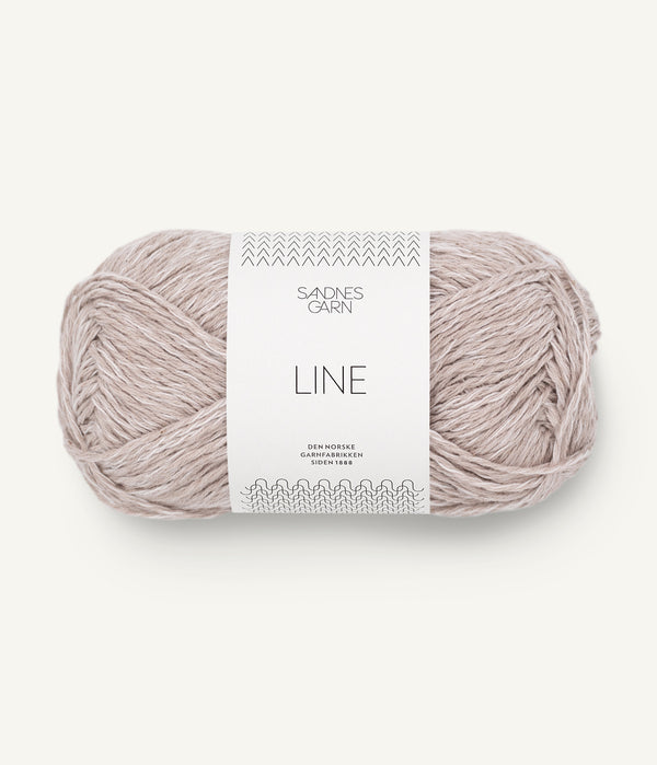 Sandnes Garn Line 2331 Light Beige – Sommergarn aus Baumwolle, Viskose und Leinen