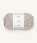 Sandnes Garn Line 3820 Pearl Grey – Sommergarn aus Baumwolle, Viskose und Leinen