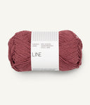 Sandnes Garn Line 4353 Rustic Rose – Sommergarn aus Baumwolle, Viskose und Leinen