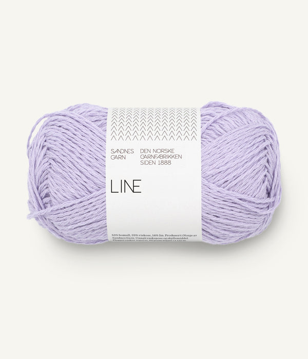 Sandnes Garn Line 5223 Lavender – Sommergarn aus Baumwolle, Viskose und Leinen