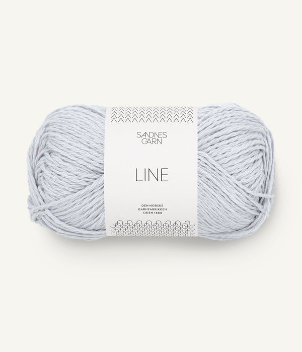 Sandnes Garn Line 5811 Arctic Ice – Sommergarn aus Baumwolle, Viskose und Leinen