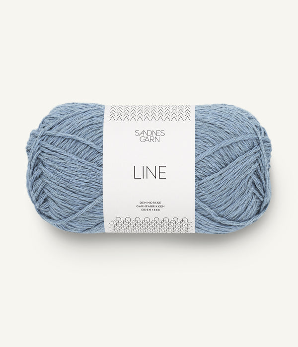 Sandnes Garn Line 6032 Hydrangea – Sommergarn aus Baumwolle, Viskose und Leinen