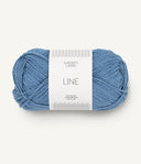 Sandnes Garn Line 6044 Regatta Blue – Sommergarn aus Baumwolle, Viskose und Leinen