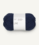 Sandnes Garn Line 6073 Seaside Navy – Sommergarn aus Baumwolle, Viskose und Leinen