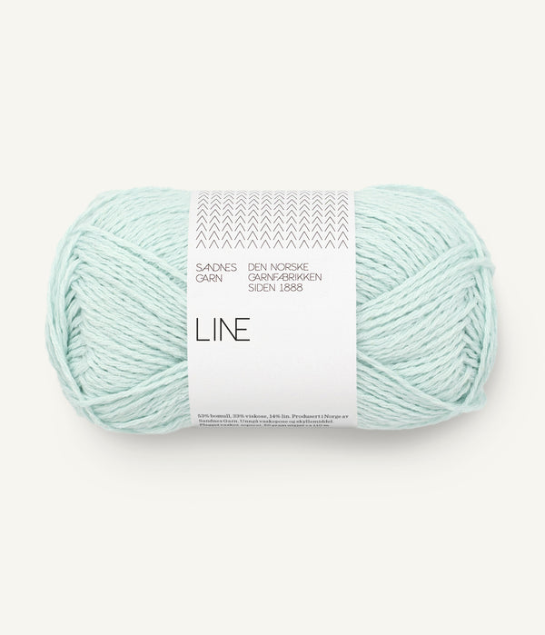 Sandnes Garn Line 7911 Mint Green – Sommergarn aus Baumwolle, Viskose und Leinen