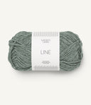 Sandnes Garn Line 8561 Dusty Green – Sommergarn aus Baumwolle, Viskose und Leinen