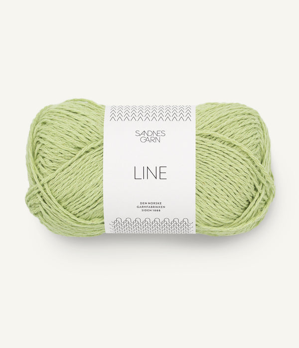 Sandnes Garn Line 9523 Lime Punch – Sommergarn aus Baumwolle, Viskose und Leinen