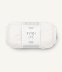 Sandnes Garn Tynn Line 1002  White – Sommergarn aus Baumwolle, Viskose und Leinen