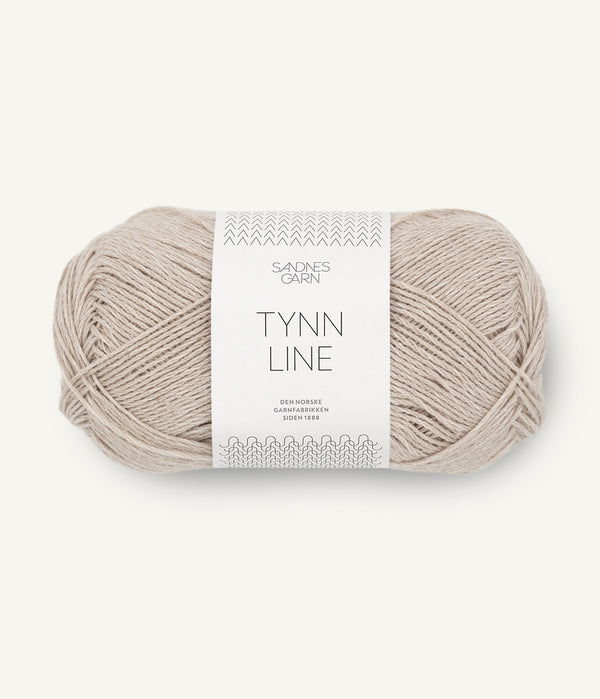 Sandnes Garn Tynn Line 2331 Light Beige – Sommergarn aus Baumwolle, Viskose und Leinen