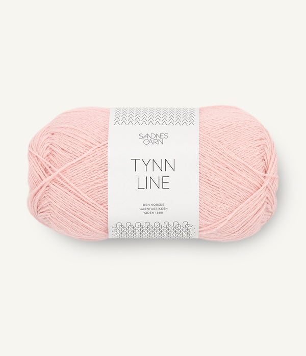 Sandnes Garn Tynn Line 4002 Light Blossom – Sommergarn aus Baumwolle, Viskose und Leinen