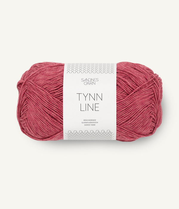 Sandnes Garn Tynn Line 4335 Raspberry – Sommergarn aus Baumwolle, Viskose und Leinen