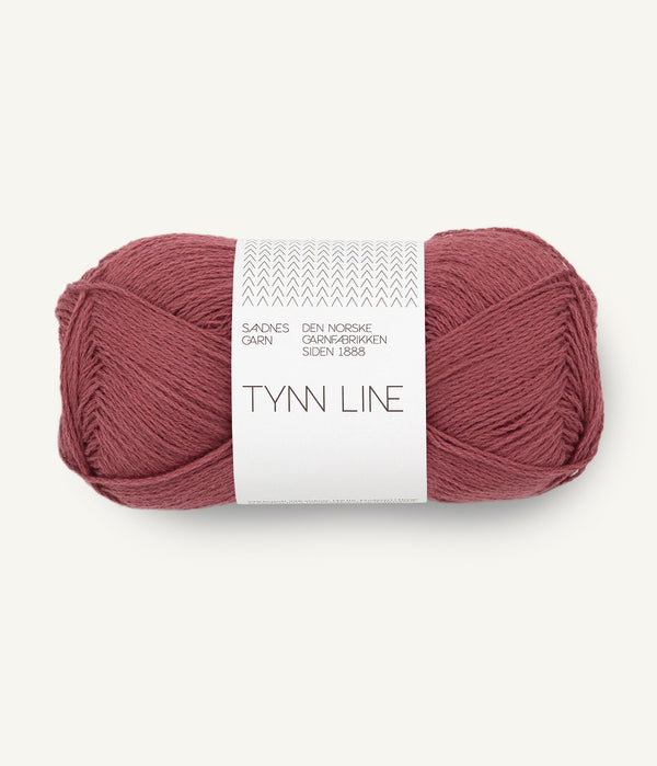 Sandnes Garn Tynn Line 4353 Rustic Rose – Sommergarn aus Baumwolle, Viskose und Leinen