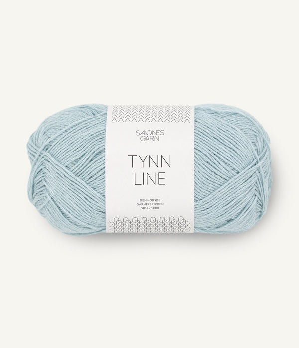Sandnes Garn Tynn Line 5960 Light Blue – Sommergarn aus Baumwolle, Viskose und Leinen