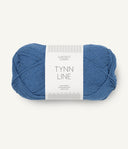 Sandnes Garn Tynn Line 6044 Regatta Blue – Sommergarn aus Baumwolle, Viskose und Leinen