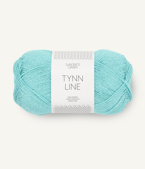 Sandnes Garn Tynn Line 7213 Turquoise Blue – Sommergarn aus Baumwolle, Viskose und Leinen