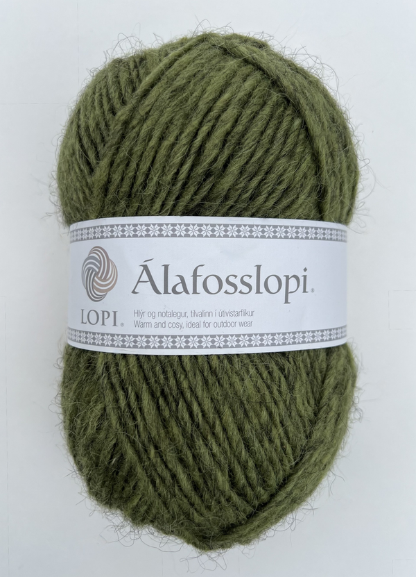 Ístex Alafosslopi 2630 Verdant / Sattgrün – Garn aus 100 % isländischer Schurwolle
