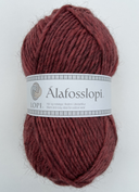 Ístex Alafosslopi 2660 Earth Red / Erdrot – Garn aus 100 % isländischer Schurwolle
