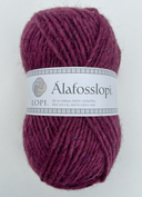 Ístex Alafosslopi 2671 Dark Rose / Dunkelrosa – Garn aus 100 % isländischer Schurwolle
