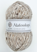 Ístex Alafosslopi 2680 Sand Tweed – Garn aus 100 % isländischer Schurwolle
