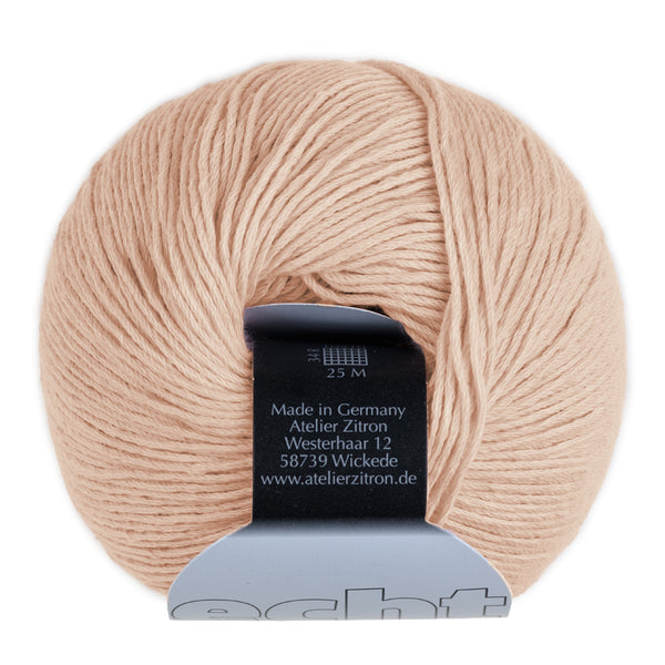 Atelier Zitron Echt 36 Zartrosa – Garn aus 100 % Baumwolle