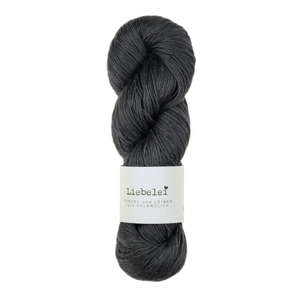 Atelier Zitron Liebelei 2708 Schiefer – veganes Garn aus 70 % Lyocell und 30 % Leinen
