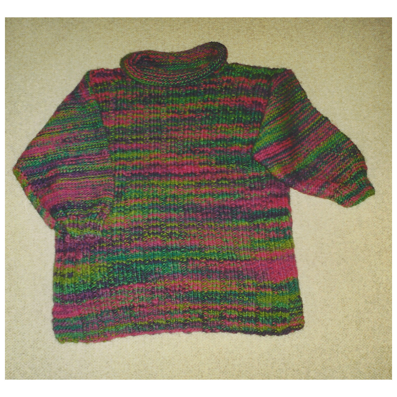 Kostenlose Anleitung - Damen-Pullover 01 aus Naturwolle - Beitragsbild