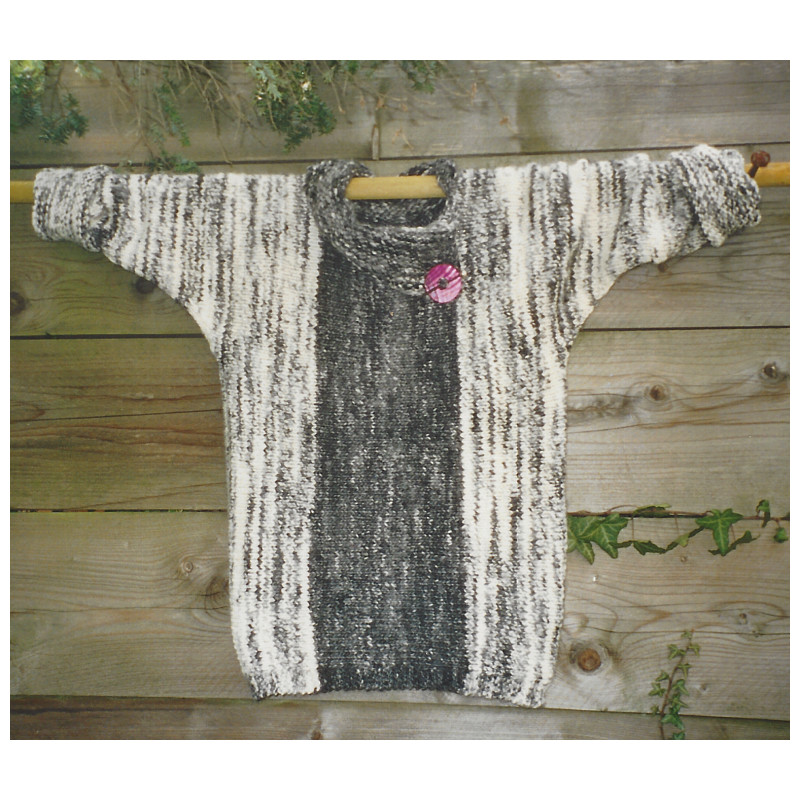 Kostenlose Anleitung - Damen-Pullover 02 aus Naturwolle - Beitragsbild