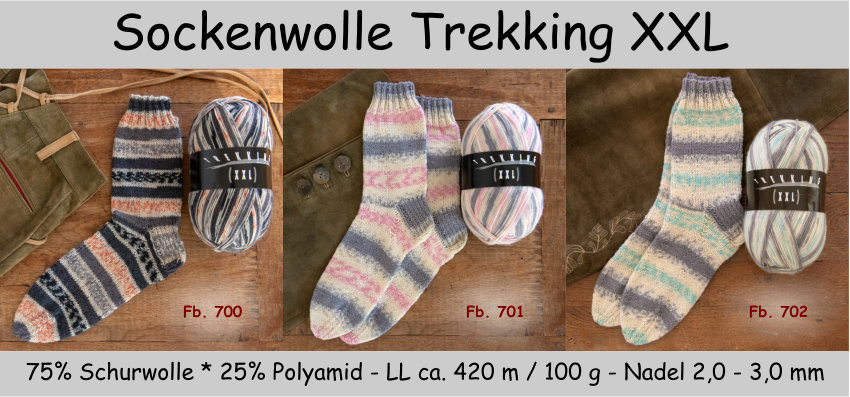 Atelier Zitron Sockenwolle Trekking XXL 700 -702 Beitragsbild